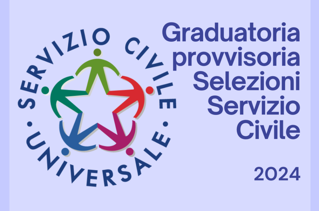 Graduatoria provvisoria Servizio Civile 2024